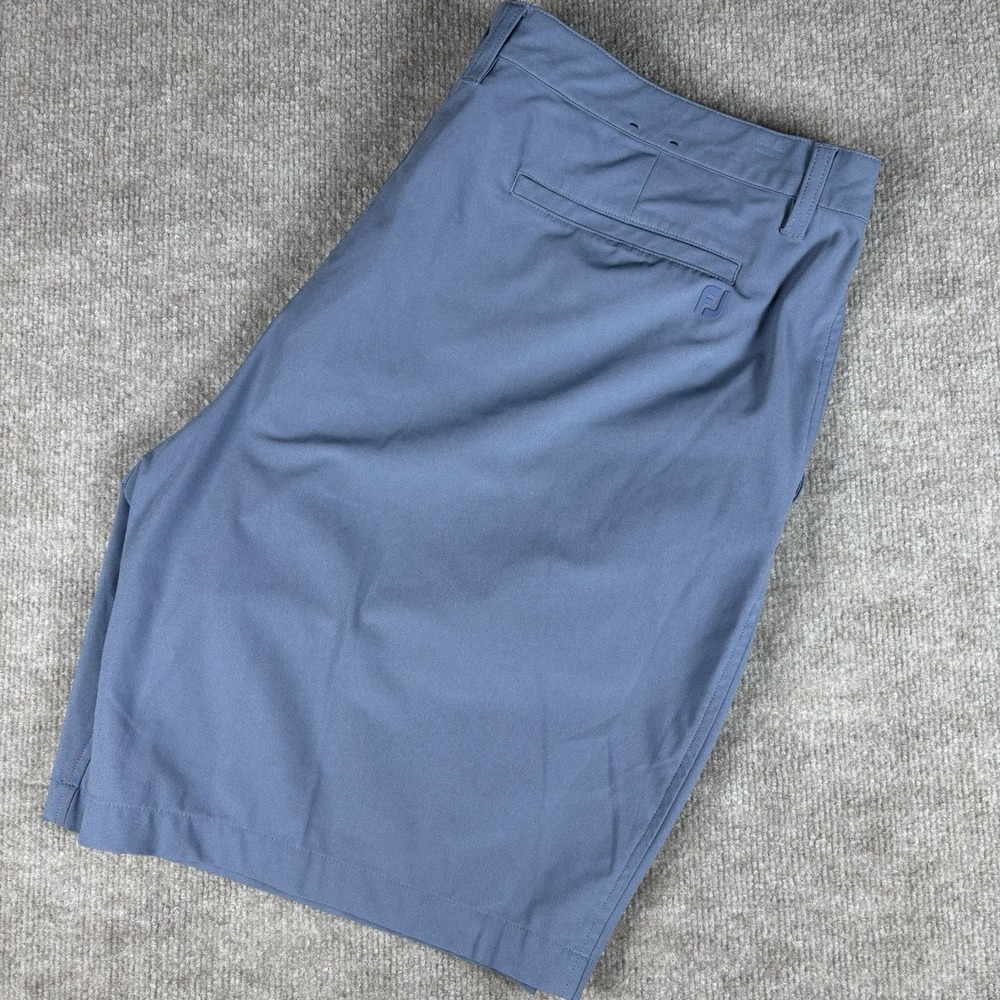 FootJoy Golf Shorts Mens 42 Blue Performance Stretch Flat Front Casual Athletic